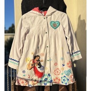 Disney Store Eleanor Of Alavon Girls Rain Coat Jacket Size 7/8
